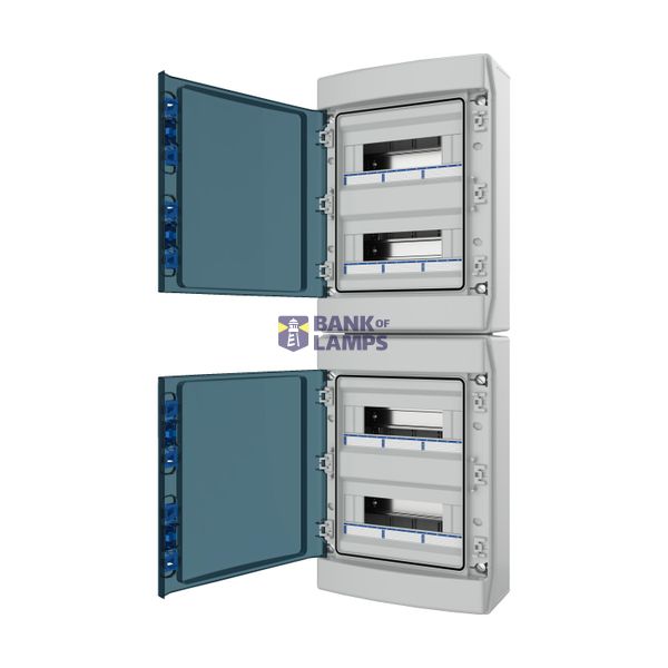 Surface Mounted Board, IP65, IK08, 4-rows 48 modules with screw termin image 8