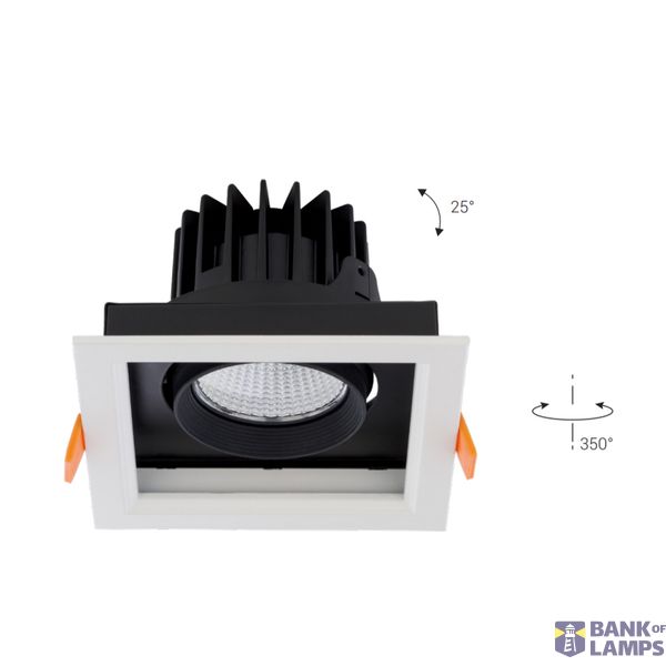 CL DIA LED 18W, 4000K WHITE/BLACK image 1