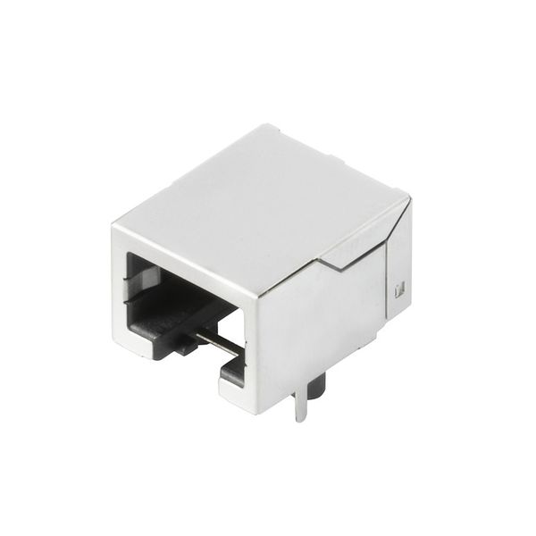 PCB plug-in connector, RJ45 jacks, Cat. 5 , SMD solder connection, 90°, Latch option: bottom, Shield tabs: none, 30...80 µ" Ni / ≥ 30 µ" Au , LED: No, Number of poles: 8, Tape image 2