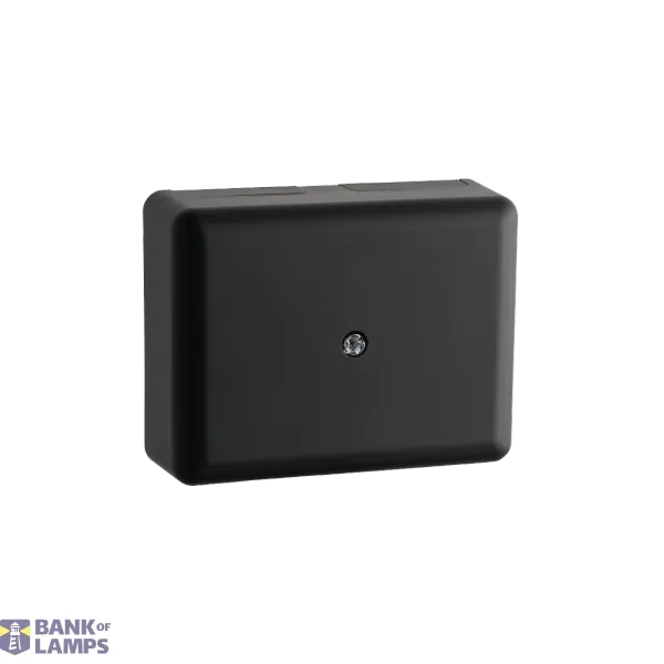 IP20 TERMINAL BOX EMPTY BLACK 6-PACK image 1