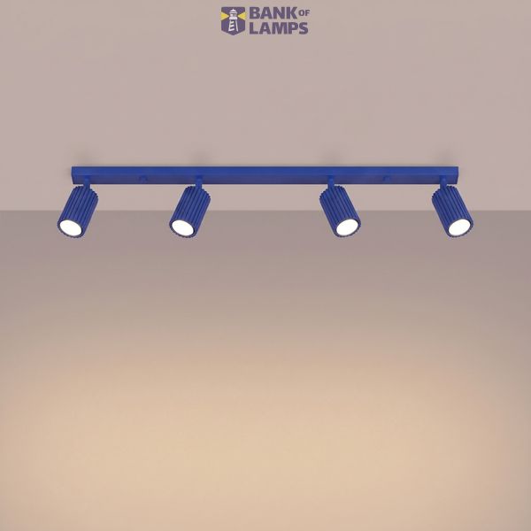 Ceiling lamp KARBON 4L ultramarine image 3