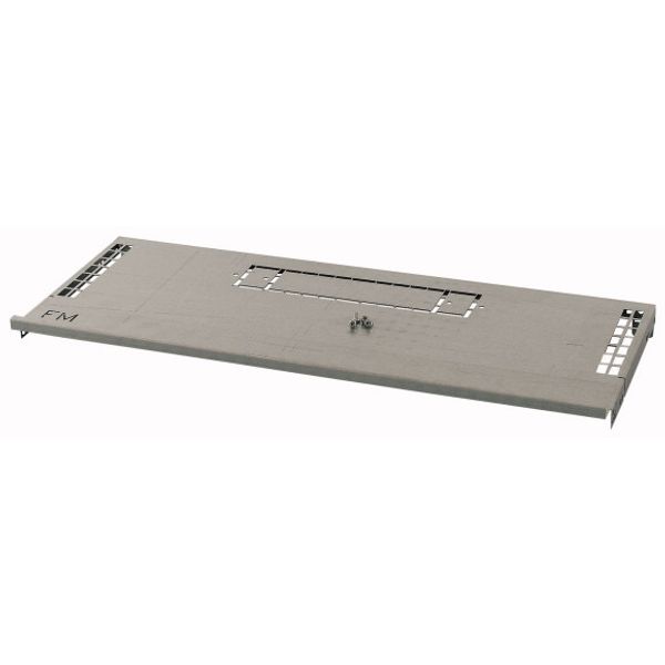 XPN4F-R-MCB08 Partition, NZM4 component mounting area/cable connection area, fixed mounting with remote operator, main busbar back, W=800mm image 6