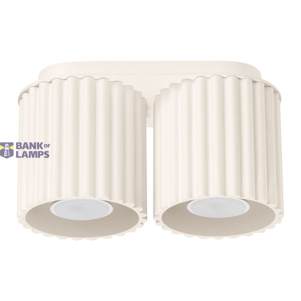 Ceiling lamp AURA 2 beige GU10 image 1