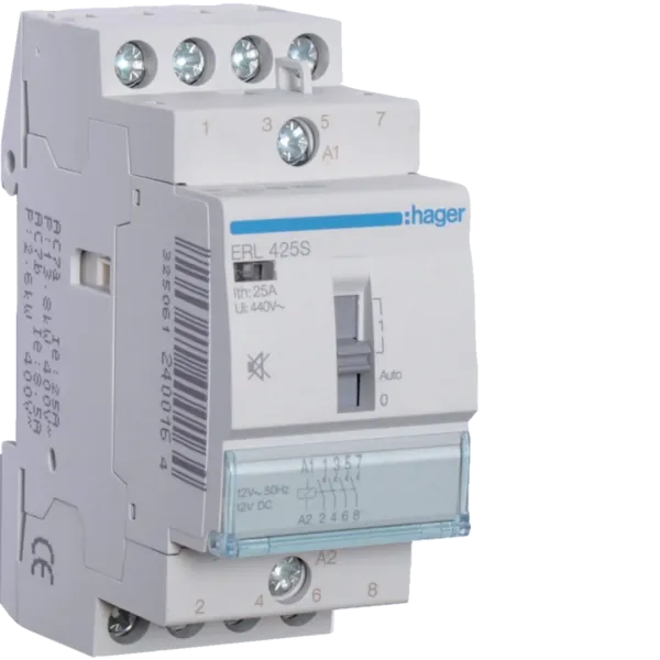 Silent command relay, 25A, 4ND 12V image 1