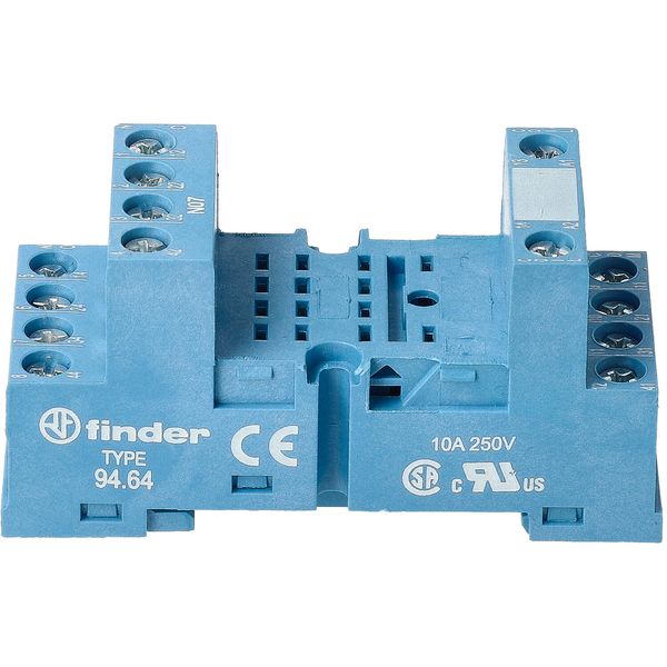 Screw socket blue for 35mm.rail, 55.32/34 (94.64) image 2