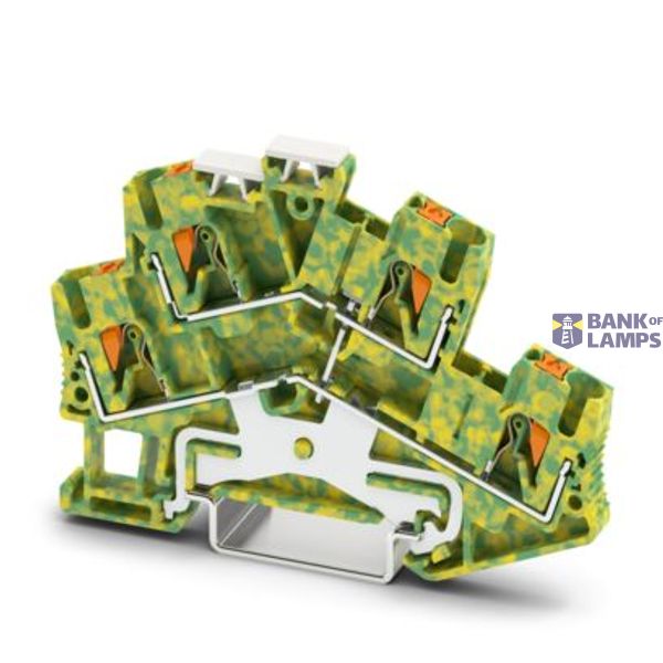 PTTBS 2,5-PE-R-CLM - Protective conductor double-level terminal block image 1
