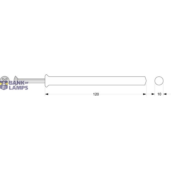 Expansion plug with quick-mounting screw KRSM ᴓ10 x 120 image 2