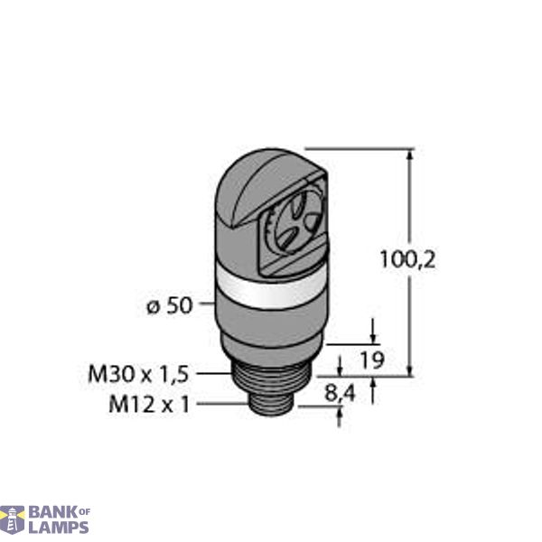 LED Signal Light Tower Light   TL50BLYALSCQ image 1