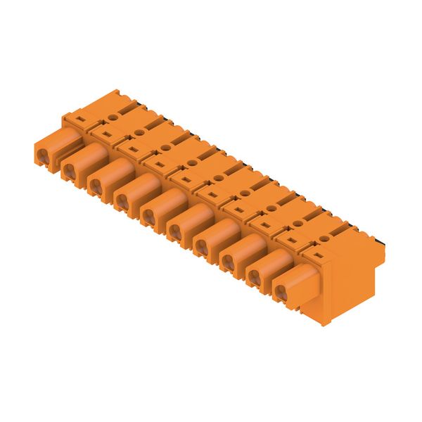 PCB plug-in connector, female plug, 7.62 mm, Number of poles: 10, 180°, PUSH IN with actuator, Clamping range, max. : 2.5 mm², Box image 4