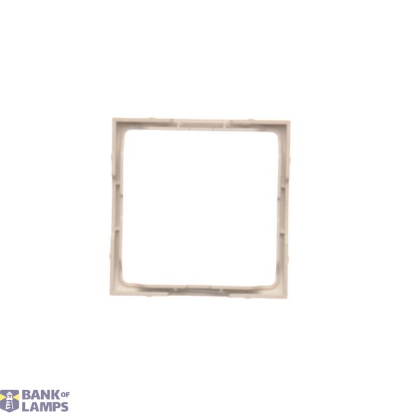 5 gang frame, white image 1