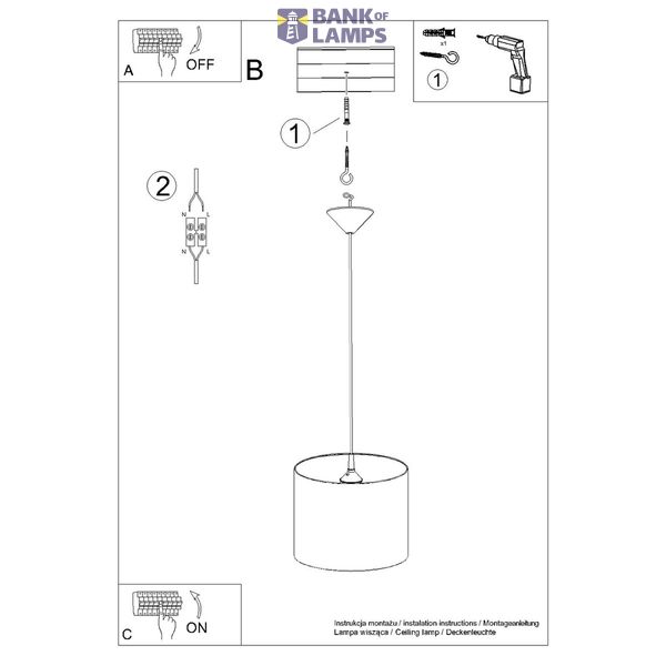 Pendant lamp FOOTBALL B 30 image 7
