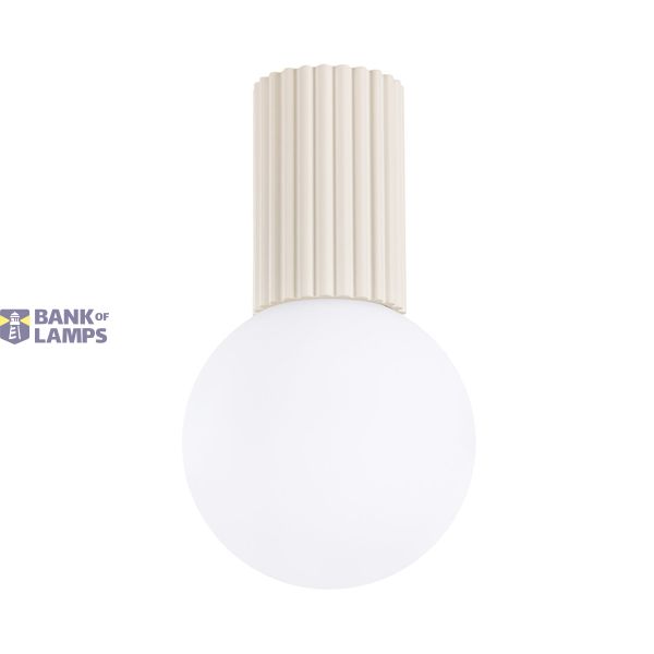 Ceiling lamp HALO beige IP44 image 1