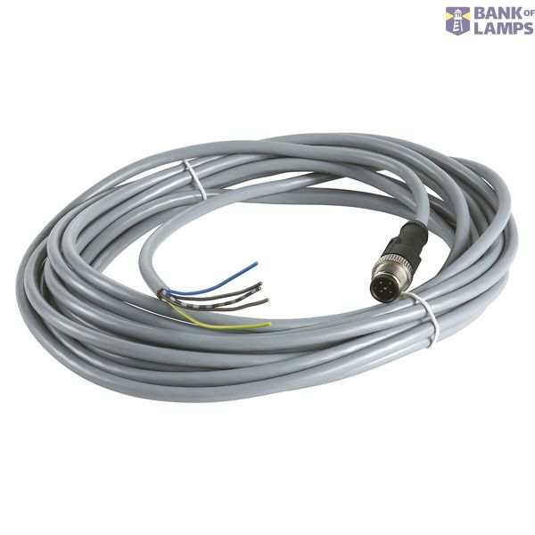 PRE WIRED CONNECT PUR 4W M12 FEMALE ELB STAINLESS NUT 5M HFREE (CT à 2 image 3