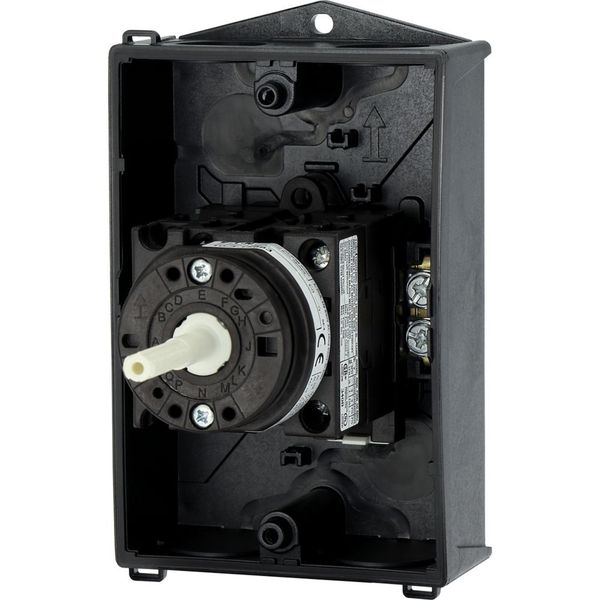 T0-3-15683/I1/SVB-SW Main switch, T0, 20 A, surface mounting, 3 contact unit(s), 3 pole, 2 N/O, 1 N/C, STOP function, With black rotary handle and locking ring, Lockable i image 25