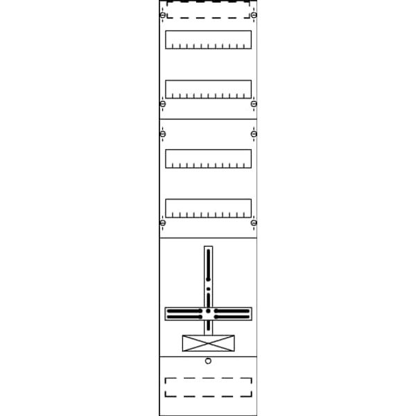 FD17KH1 Meter panel , 1050 mm x 250 mm (HxW), Rows: 2 image 21