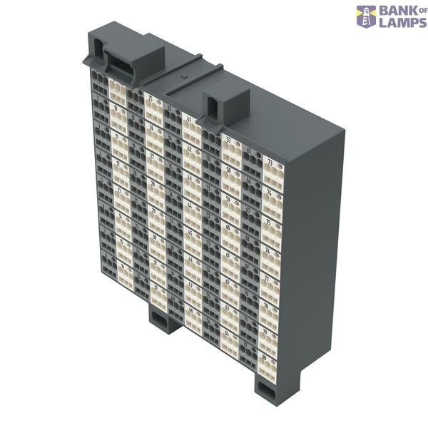 Matrix patchboard 80-pole Marking 1-80 dark gray image 2