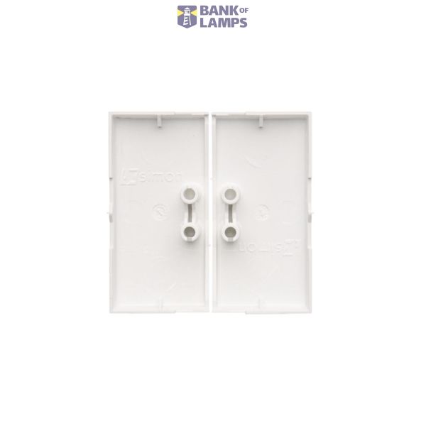 Double two way switch with LED indicator light, 10AX, black matt image 1
