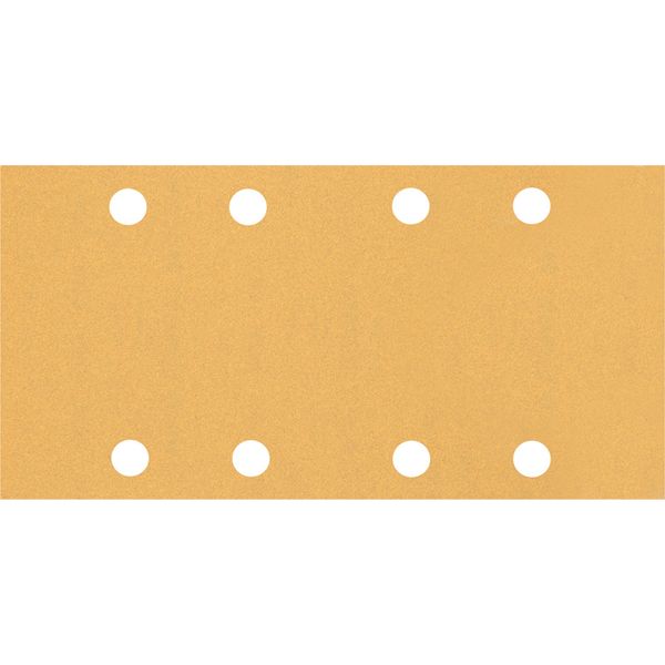 EXPERT C47 Sandpaper with 8 holes for Orbital Sanders 93 x 186 mm, G 1 5-pc image 1