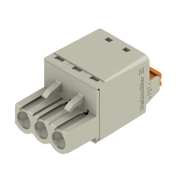 PCB plug-in connector, female plug, 5.00 mm, Number of poles: 3, 180°, PUSH IN with actuator, Clamping range, max. : 3.31 mm², Box image 6
