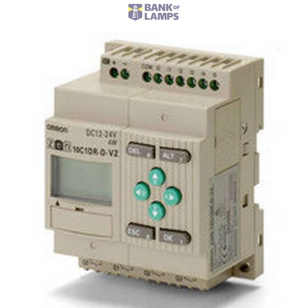 Programmable relay, 24 VDC supply, 6x 24 VDC inputs (2 of which can be 0-10 V analog inputs), 4x relay outputs 5 A, RTC, LCD display ZEN 3005B image 1
