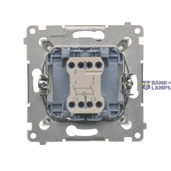 Triple surface mounted box, cream white/electro white image 1
