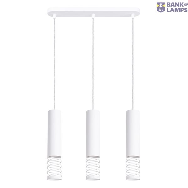 Pendant lamp LAMI 3L white image 1
