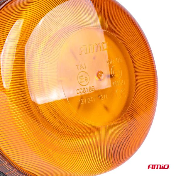 LED Warning Lamp W03M magnetic R65 R10 36LED 12/24V IP56 AMIO-02295 image 1
