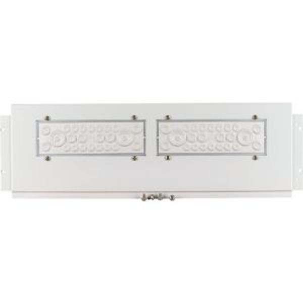 BP-FLP-400-2K-W Cable entry / flange plate for W=400mm, pass-through flange, white image 2