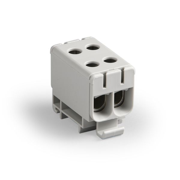 KE66 | Tapping terminal block Grey, Al/Cu 50 mm² image 1