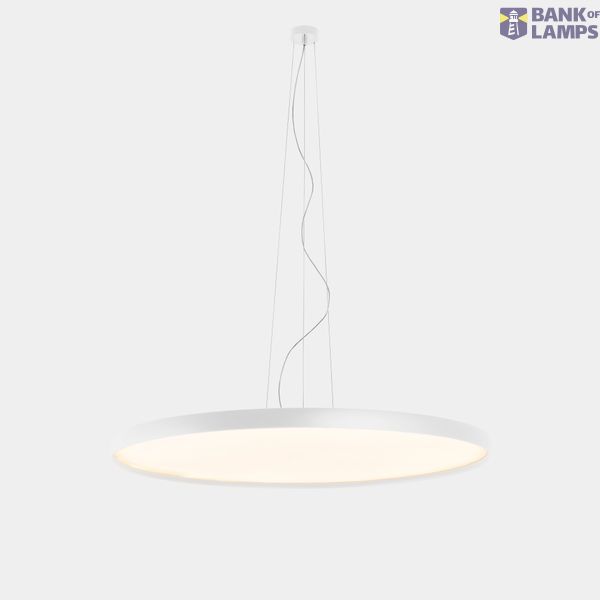 Pendant Luno Slim Pendant Extra Large 100.8W 3000K CRI 90 ON-OFF / DALI-2 White IP20 9863lm image 1