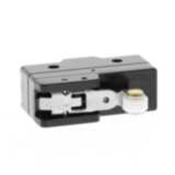 General purpose basic switch, short hinge roller lever, SPDT, 15 A, sc Z15G4208D image 2
