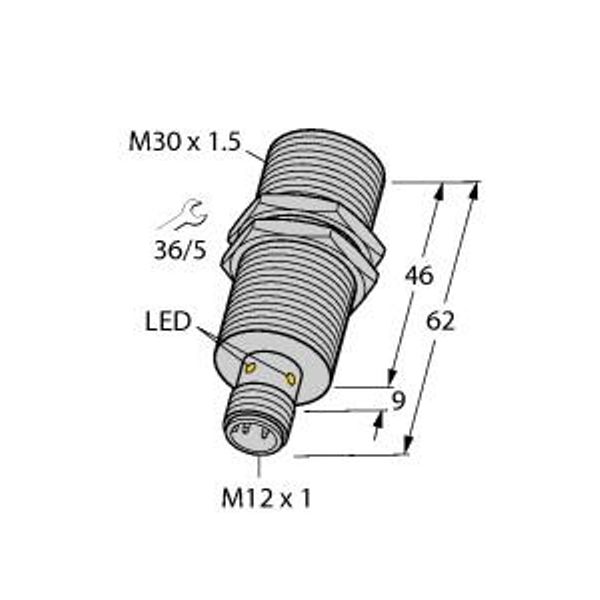 Inductive Sensor   BI10-M30-AD6X-H1141 image 1