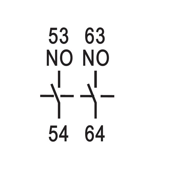 Auxiliary contact front-type for CUBICO, 2NO image 2