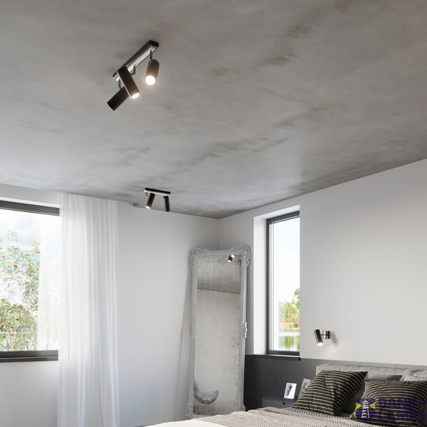 CEILING LAMP DIREZIONE 3 BLACK GU10 3X40W IP20 image 6