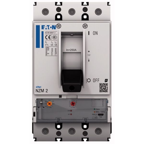 NZMN2-4-AX100 NZM2 PXR10 circuit breaker, 100A, 4p, Screw terminal image 1