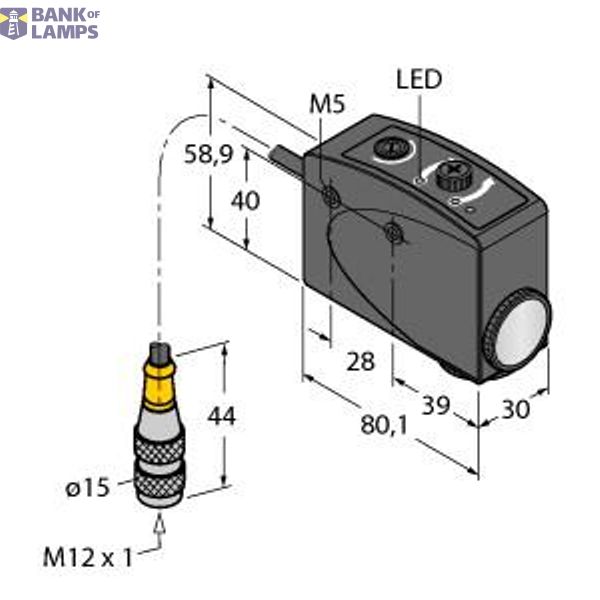 Photoelectric Sensor Color Mark Sensor   R58ACG1Q image 1