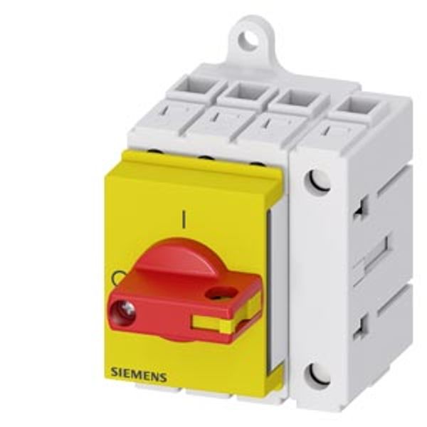 Switch disconnector 3LD3, Iu 25 A main control switch 3-pole image 2