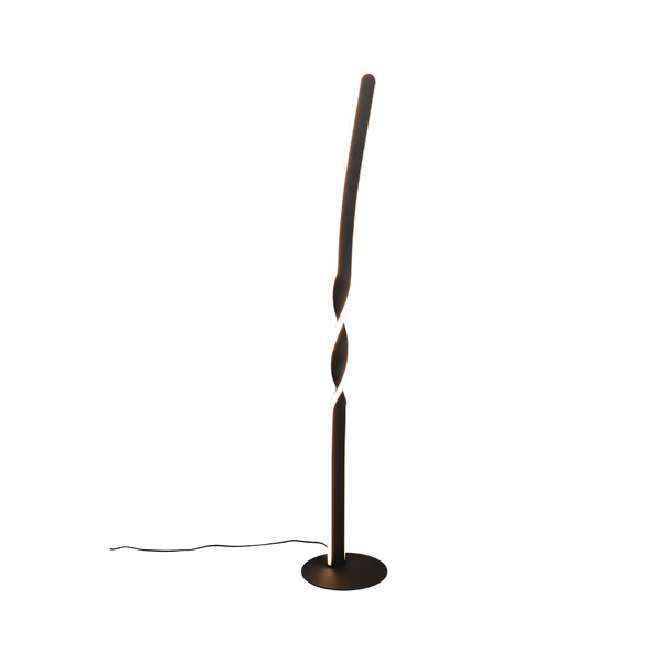 Ginko LED floor lamp matt black image 1