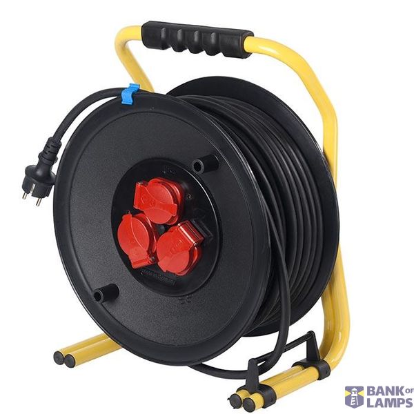 Schwabe professional cable reel neoprene H07RN-F 3x1.5 IP44 25m image 1