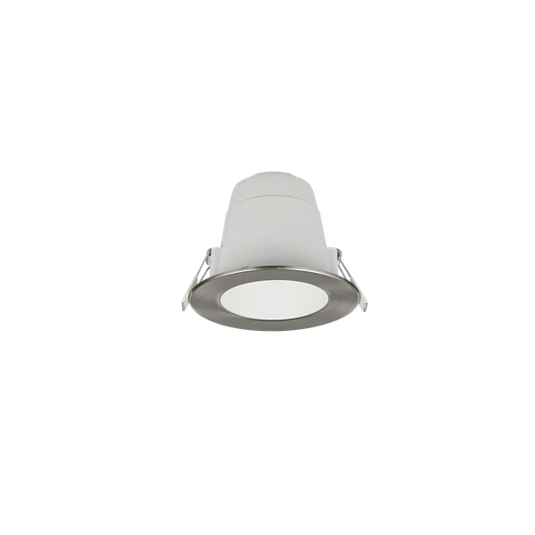 Virunga recessed spotlight LED brushed steel image 1