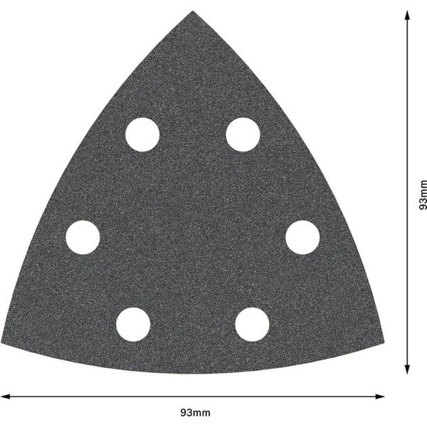 F355 sanding sheet, pack of 5 93 mm, 120 image 3