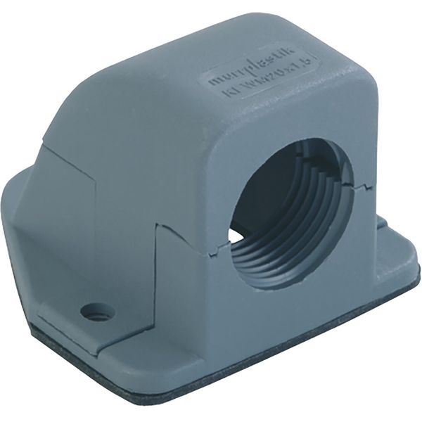 Flanged elbow synthetic M16x1.5 Grey BxHxT = 47x49x35 mm image 1