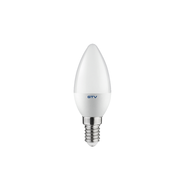 LED bulb, C30,   SMD 2835, 4000K, E14, 6W, AC220-240V, beam angle 160°, 470 lm, 52 mA image 1