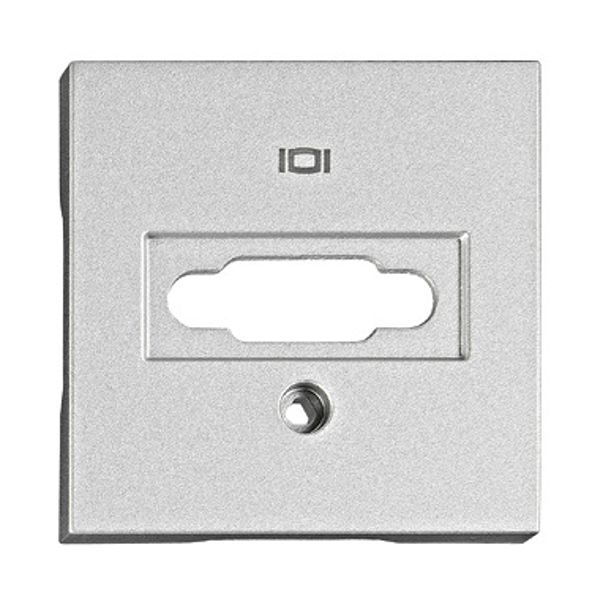 VGA connector cover, silver image 1