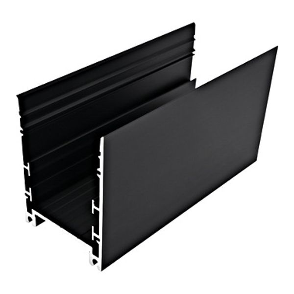 Aluminium profile SLH / black, L-2000mm W-60mm H-80mm image 1