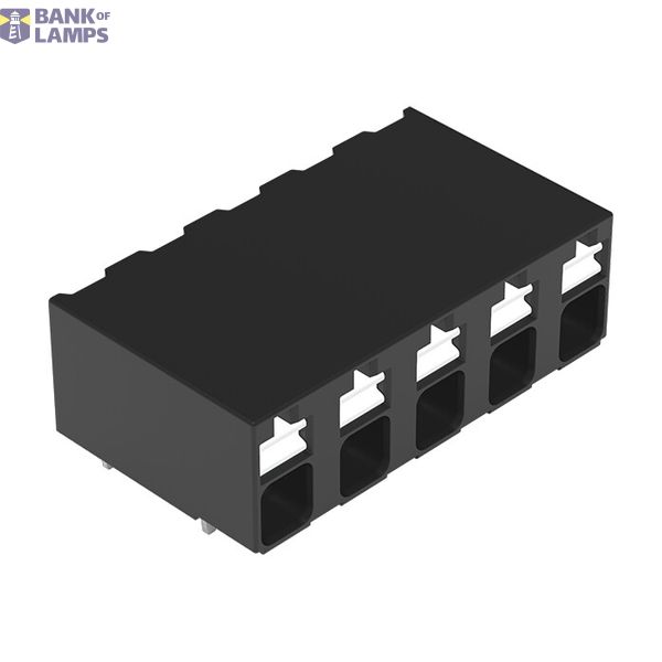 THR PCB terminal block push-button 1.5 mm² black image 1