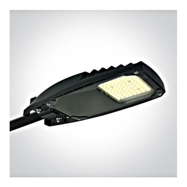 Black LED 50W 6800lm 830 IP66 IK08 230V 140øx80ø black image 1