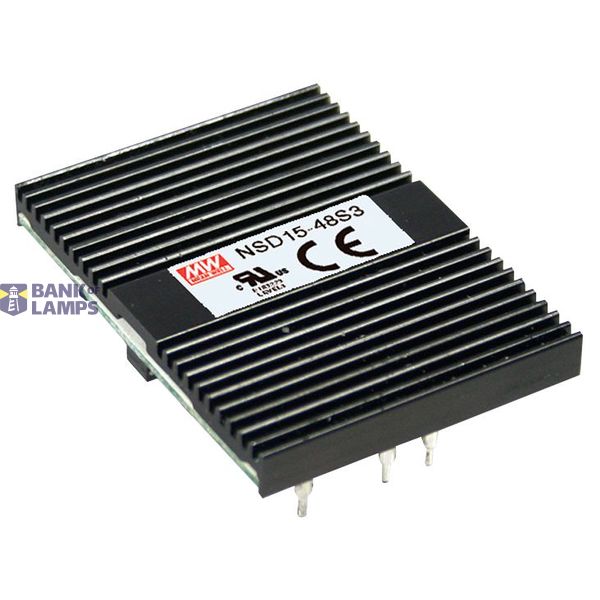 NSD15-48D15 DC/DC converter 18-72V:+/-15V 500mA, MEAN WELL image 1