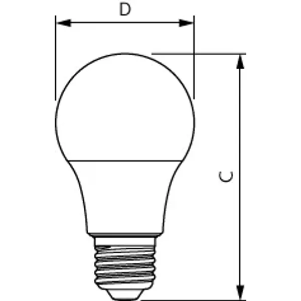 LEDbulb ND 8-60W A60 E27 840 1CT image 2