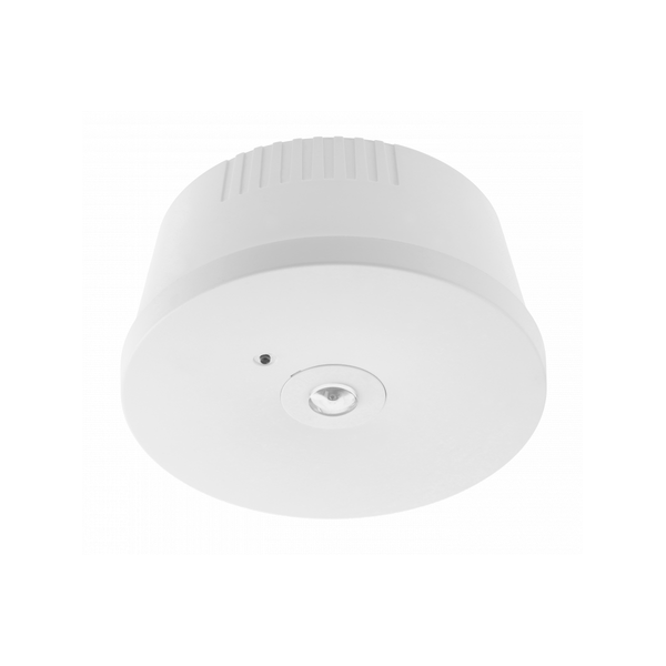 Emergency LED luminaire OGLA, 3 W, 200 lm, 6400K, AC220-240V, IP20, 3 hours, single-mode, TEST button image 1